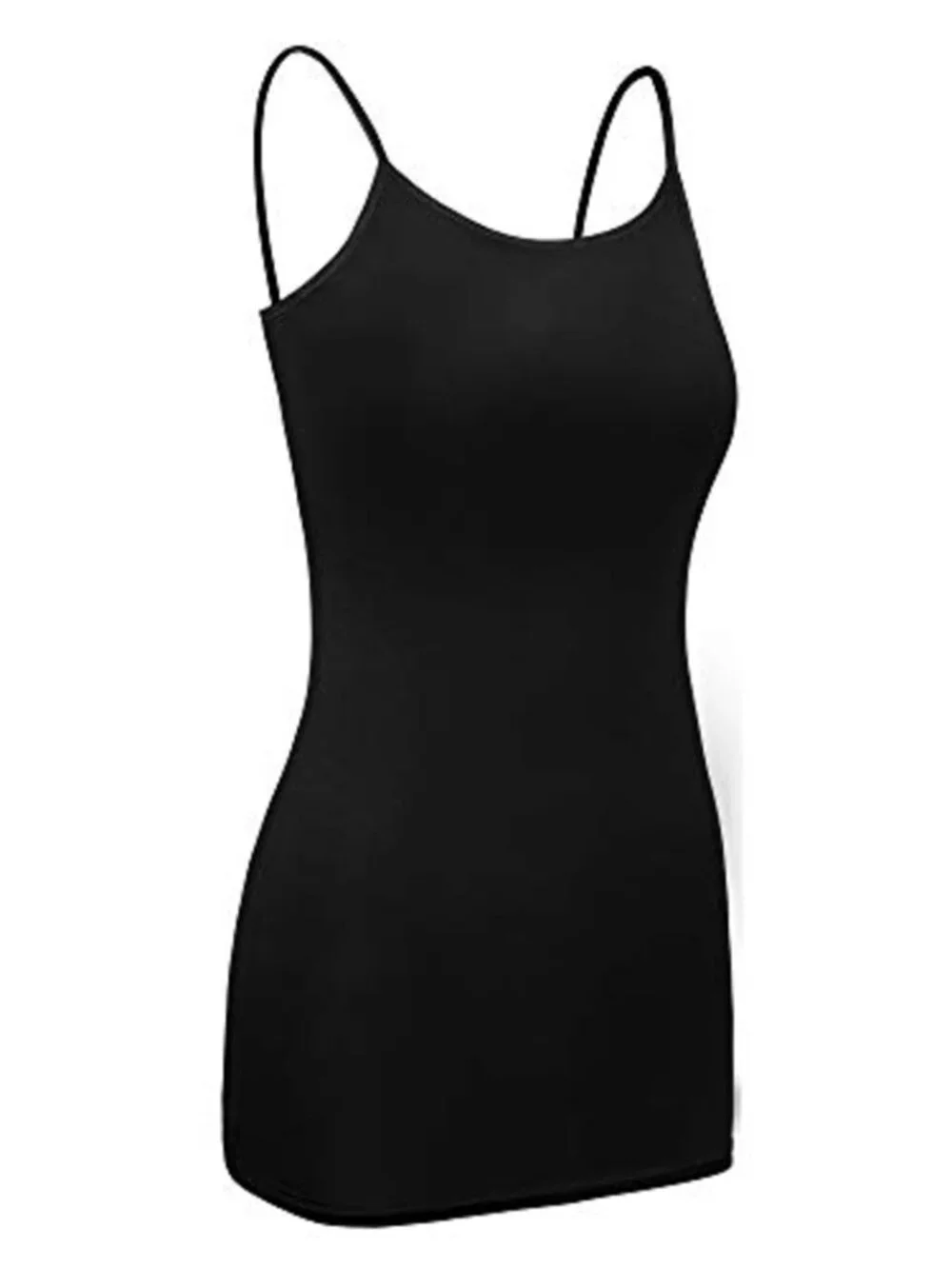 Women's Camisole Tank Tops Pack of 3 - Adjustable Straps, Stretchy Modal &